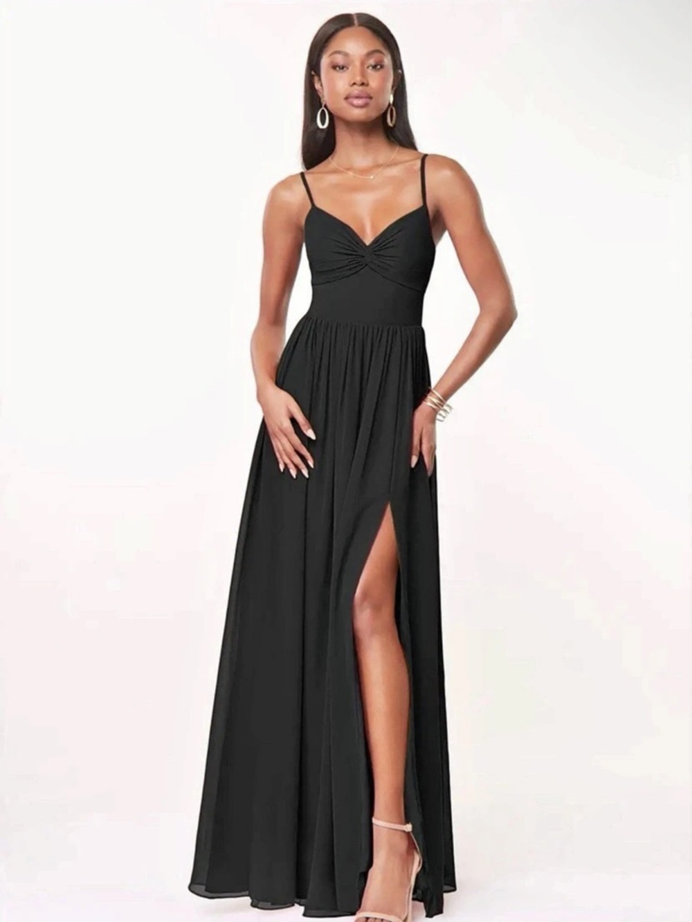 Azazie Black Bridesmaid Dress